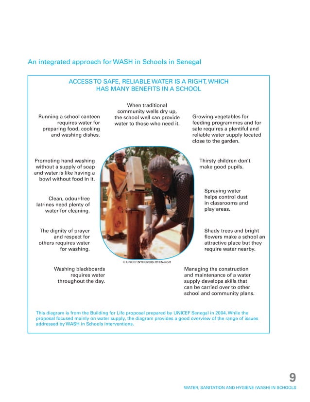 Water, Sanitation and Hygiene (WASH) in Schools | PDF | Indoor ...