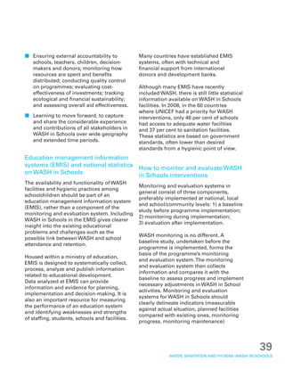 Water, Sanitation and Hygiene (WASH) in Schools | PDF
