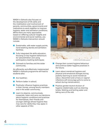 Water, Sanitation and Hygiene (WASH) in Schools | PDF