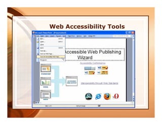 Improving Your Web Site Accessibility