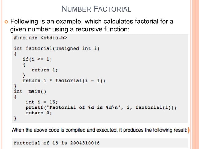 C functions | PPT
