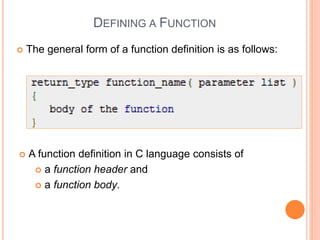 C functions | PPT