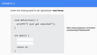 C functions with exercise to solve easily.pptx