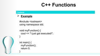 C++ Functions C++ Conditions.pptx vd.pptx