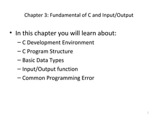 C fundamentals | PPT