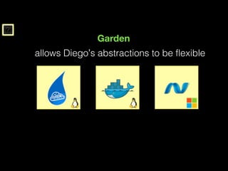 ?
Garden
allows Diego’s abstractions to be flexible
 