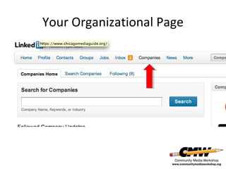 Your Organizational Page

 