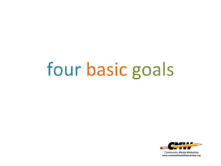four basic goals

 