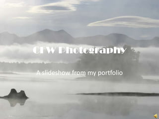 CFW Photography

A slideshow from my portfolio
 