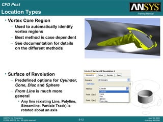 Advanced Post-Processing Techniques in ANSYS CFX for CFD Analysis | PPT