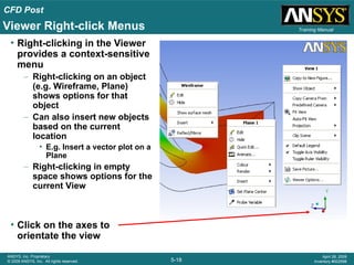 Advanced Post-Processing Techniques in ANSYS CFX for CFD Analysis | PPT