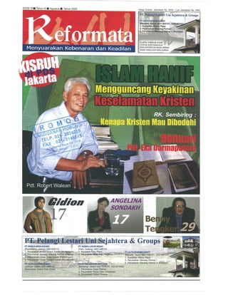 Tabloid reformata edisi 29 agustus 2005