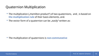 Comprehensive Guide to 3D Transformations and Vector Mathematics in ...
