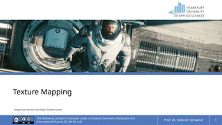Comprehensive Overview of Texture Mapping Techniques in Computer ...