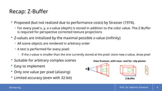 Z Buffer Scanline Renderer Algorithm Comprehensive Overview of Rendering Techniques and Clipping Algorithms ...