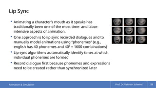 Comprehensive Overview of Animation and Simulation Techniques in ...