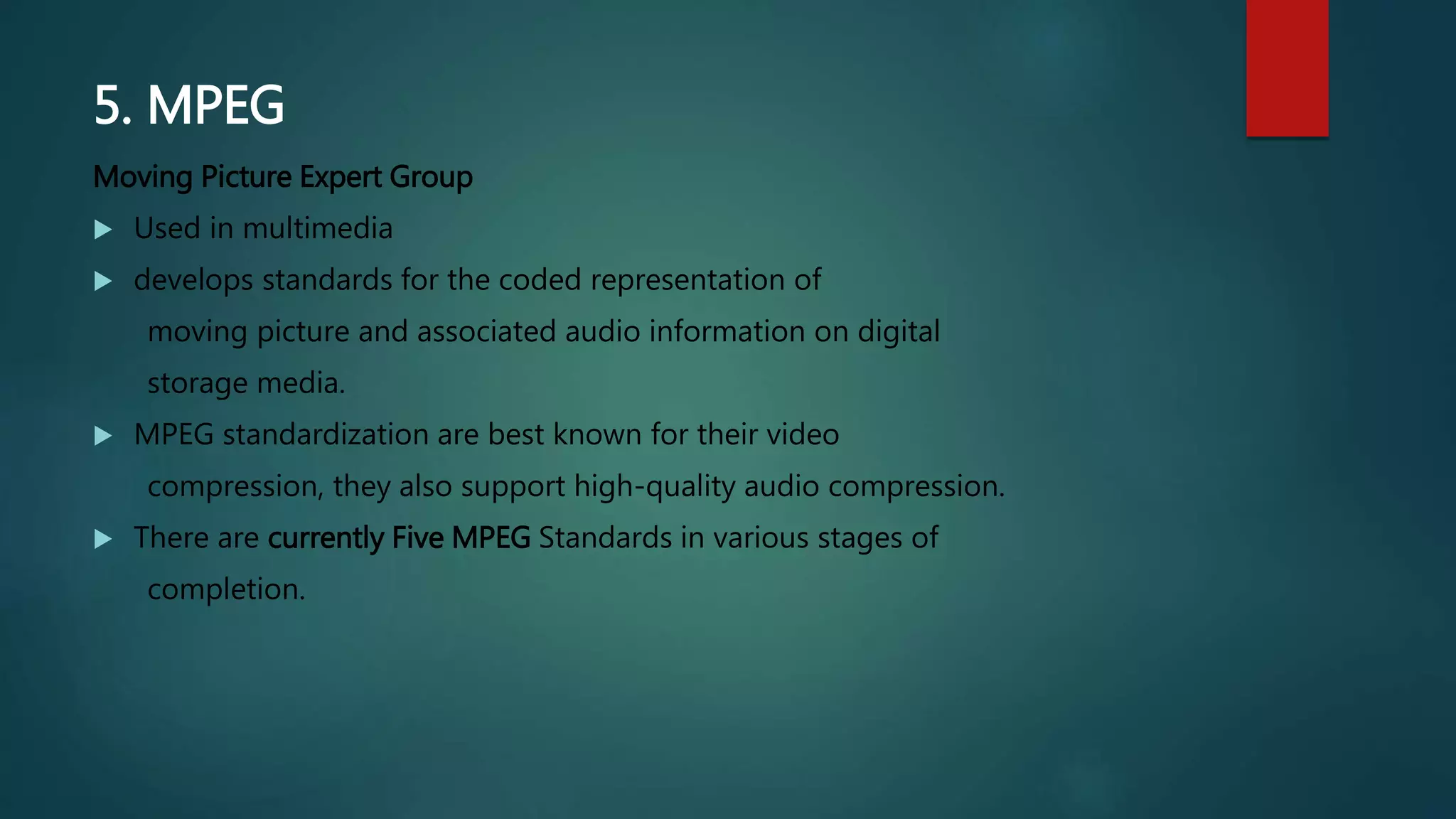 Multimedia data and file format ppt