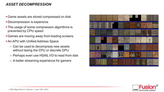GPGPU algorithms in games | PDF