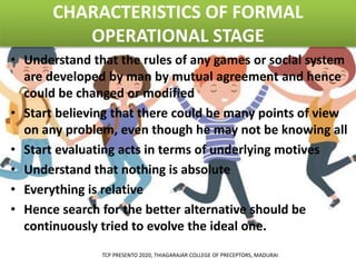 JEAN PIAGET S COGNITIVE THEORY OF DEVELOPMENT PPT Free Download