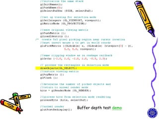 Buffer depth test demo
 