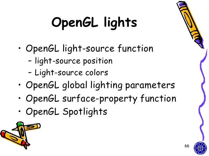 CG OpenGL surface detection+illumination+rendering modelscourse 9