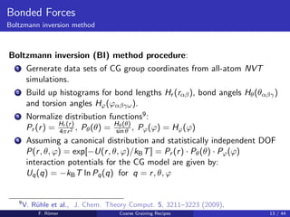 From Atomistic to Coarse Grain Systems - Procedures & Methods | PDF