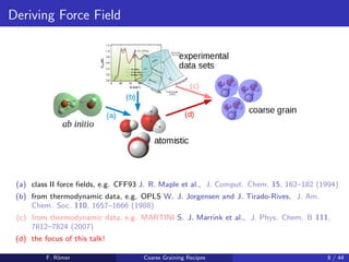 From Atomistic to Coarse Grain Systems - Procedures & Methods | PDF