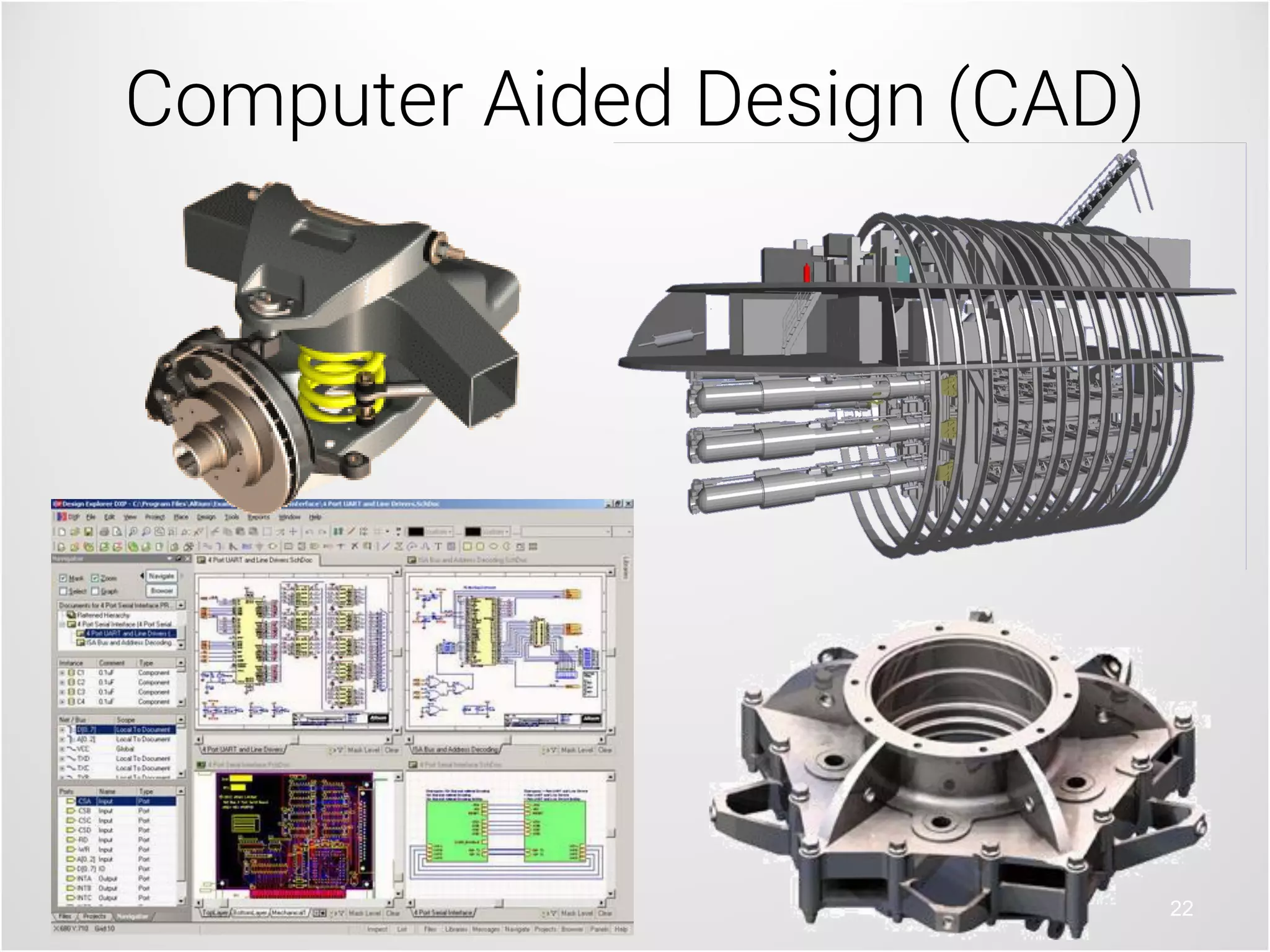 22
Computer Aided Design (CAD)
 