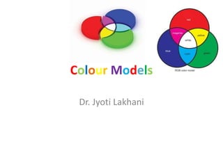 Colour Models
Dr. Jyoti Lakhani
 