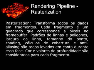 A versão mais atual do OpenGL até hoje é a 2.1. 