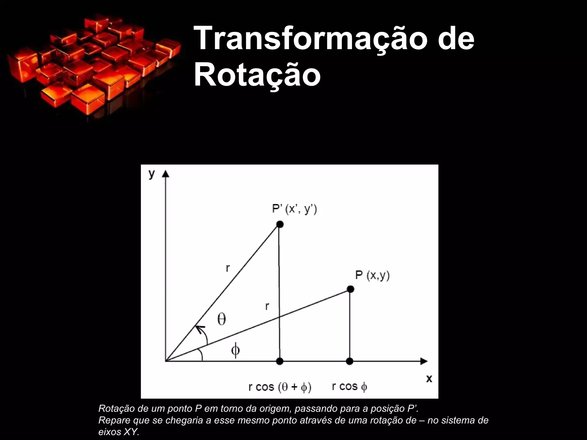 Adição e subtração: os respectivos elementos dos dois vetores são somados formando um novo vetor. Ex.: [1 1 1] + [2 2 2] = [3 3 3] Multiplicação por valor constante. Ex.: 3 x [1 2 3] = [3 6 9] Transposição: Resulta da troca dos valores das linhas de um vetor ou matriz, por suas colunas. Ex.: Multiplicação de Matrizes: Sendo o número de linhas da primeira igual ao número de colunas da segunda pode-se multiplicá-las. O resultado se dará pela soma dos produtos dos elementos das linhas da primeira pelos elementos da coluna da segunda, em uma matriz com o número de linhas da primeira e o números de colunas da segunda. Ex.: Aritmética de Vetores e Matrizes 