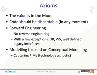 Mdd Code Specifiers MDD: Models, frameworks, & code generation | PDF