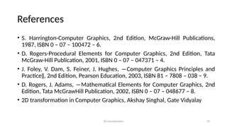 Computer Graphics Reference Book CG 5.1 2D Tranvmbnmbjmbjkbsformations.pptx