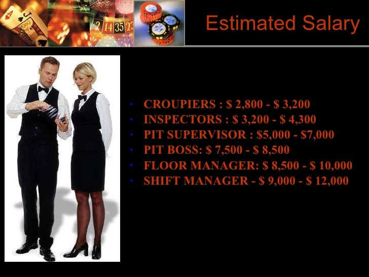 casino manager salary