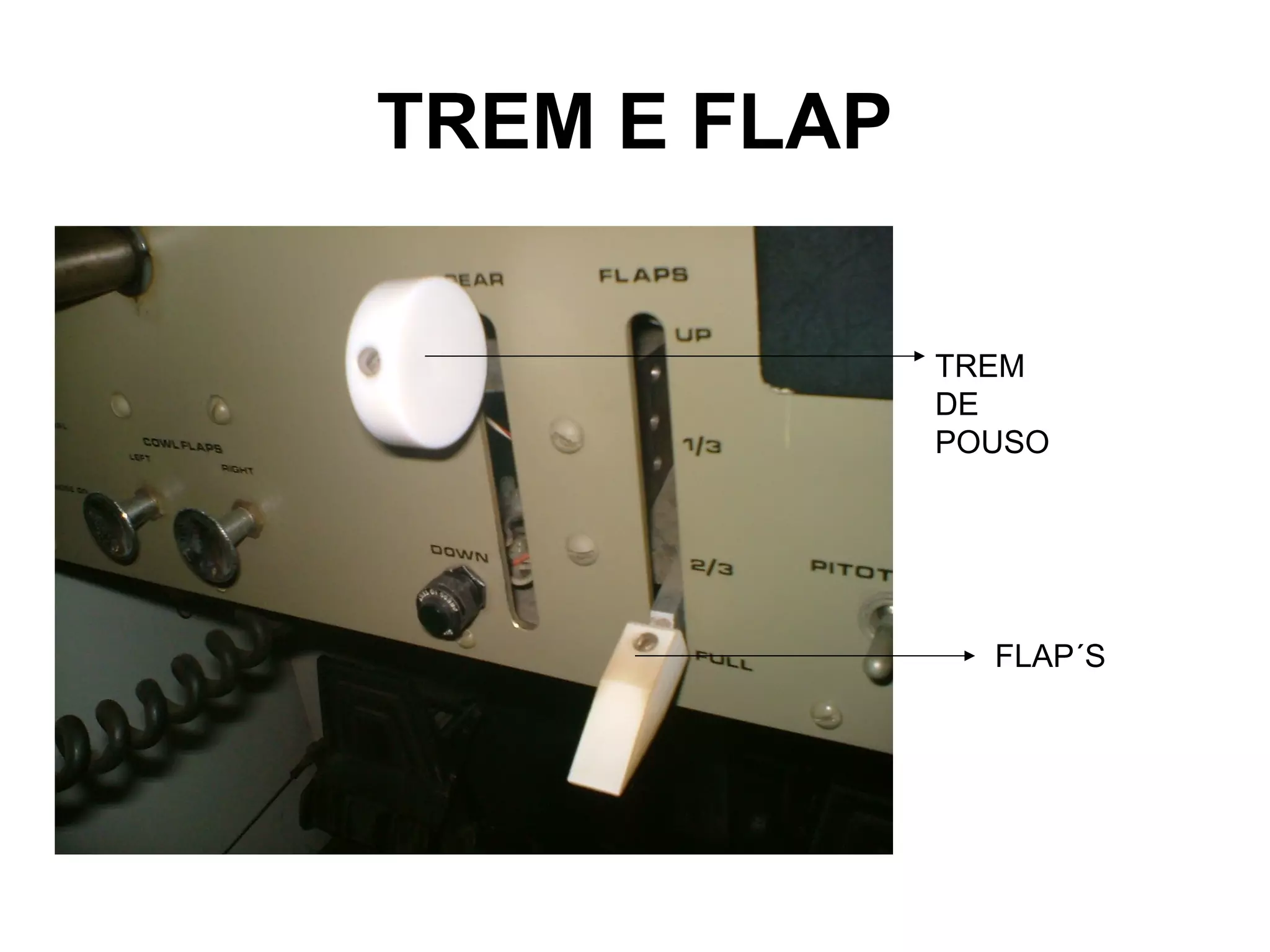 TREM E FLAP
TREM
DE
POUSO
FLAP´S
 