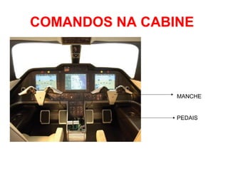 COMANDOS NA CABINE
PEDAIS
MANCHE
 