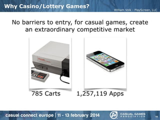 Creating Great Mobile Casino and Lottery Mobile Games (Casual Connect Europe 2014)
