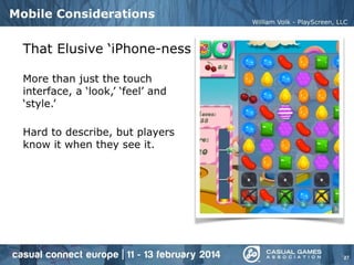 Creating Great Mobile Casino and Lottery Mobile Games (Casual Connect Europe 2014)
