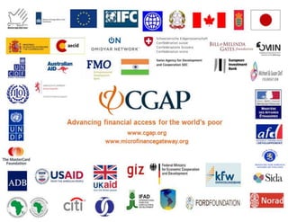 Advancing financial access for the world’s
poor www.cgap.org
www.microfinancegateway.org
61
 