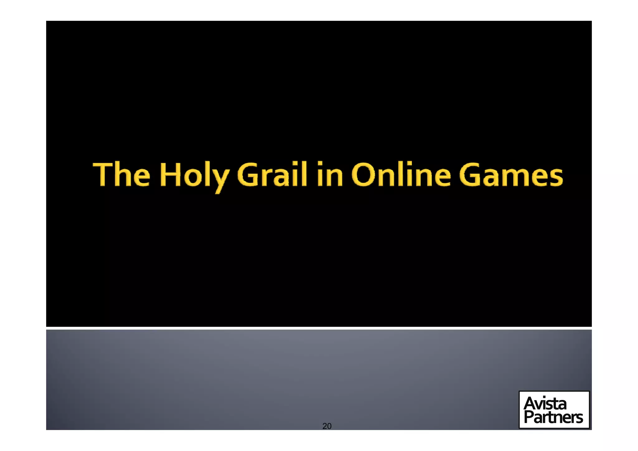 Casual Games; A Strategic Review of the Sector