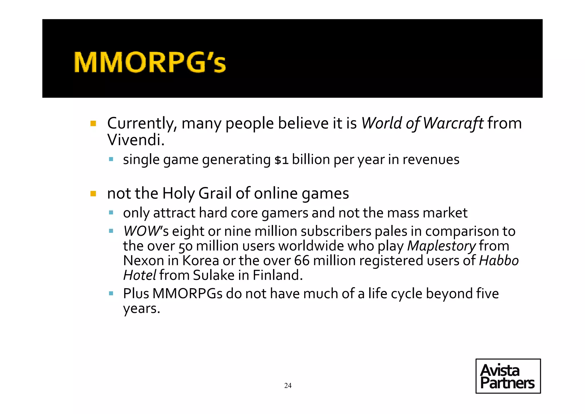 Casual Games; A Strategic Review of the Sector