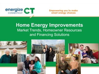 Home Energy Improvements
Market Trends, Homeowner Resources
and Financing Solutions
 