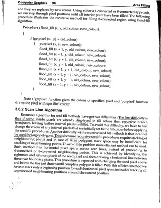 Computer Graphics Notes (B.Tech, KUK, MDU)