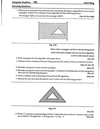 Computer Graphics Notes (B.Tech, KUK, MDU)