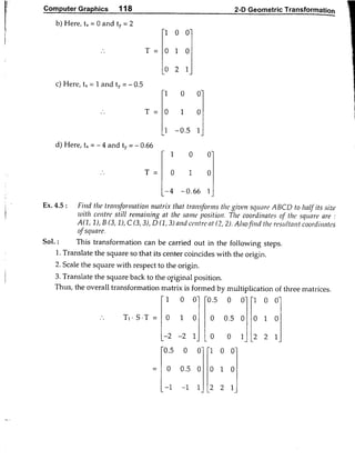 Computer Graphics Notes (B.Tech, KUK, MDU)