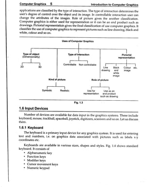 Computer Graphics Notes (B.Tech, KUK, MDU)