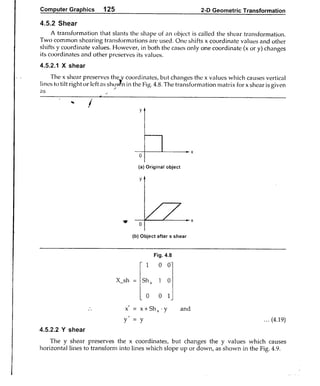 Computer Graphics Notes (B.Tech, KUK, MDU)
