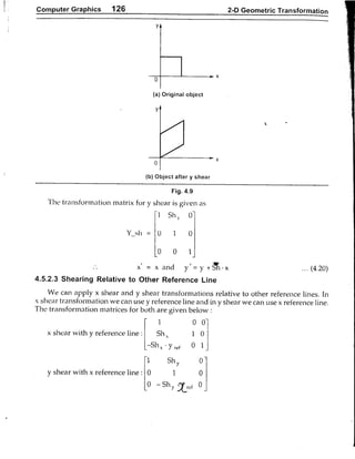 Computer Graphics Notes (B.Tech, KUK, MDU)