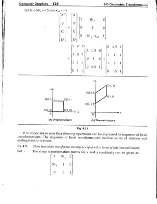 Computer Graphics Notes (B.Tech, KUK, MDU)