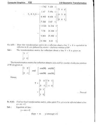 Computer Graphics Notes (B.Tech, KUK, MDU)